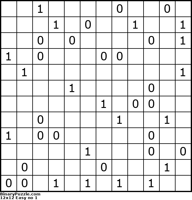 binarypuzzle