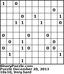 Binary Puzzle