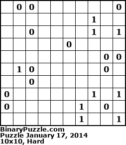Binary Puzzle