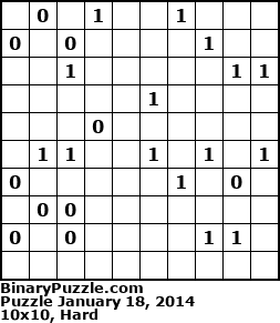 Binary Puzzle