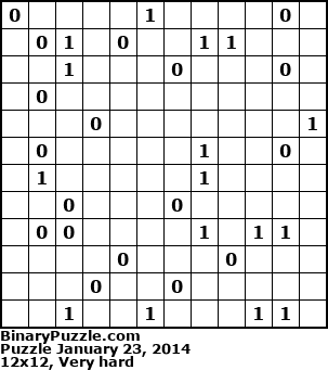 Binary Puzzle