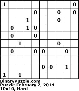 Binary Puzzle