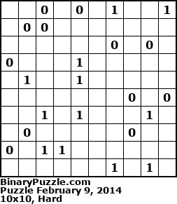 Binary Puzzle