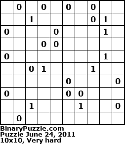 Binary Puzzle