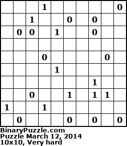 Binary Puzzle