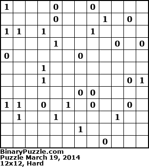 Binary Puzzle