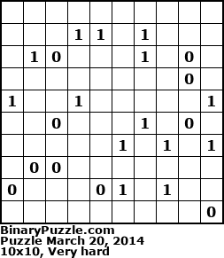 Binary Puzzle