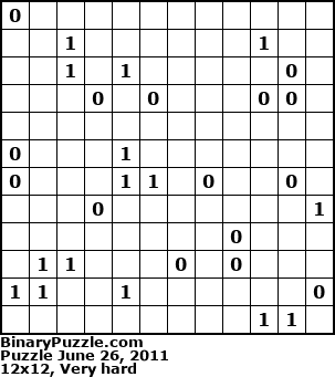 Binary Puzzle