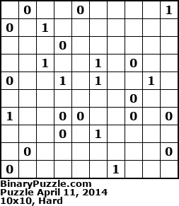 Binary Puzzle