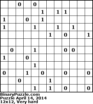 Binary Puzzle