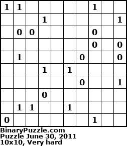 Binary Puzzle