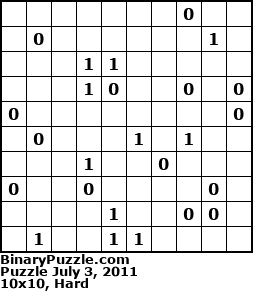 Binary Puzzle