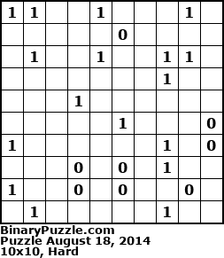 Binary Puzzle