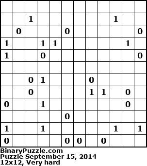 Binary Puzzle