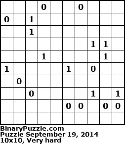 Binary Puzzle