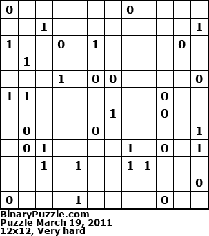Binary Puzzle