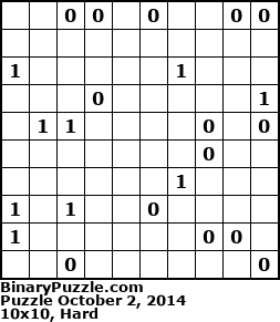 Binary Puzzle