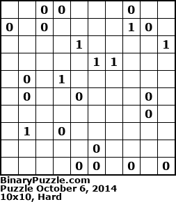 Binary Puzzle