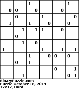 Binary Puzzle