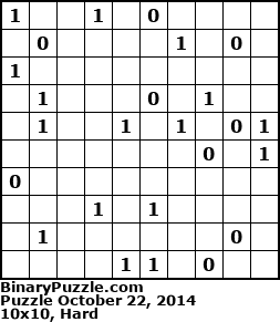 Binary Puzzle