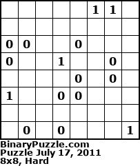 Binary Puzzle