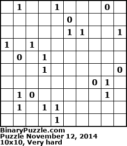 Binary Puzzle