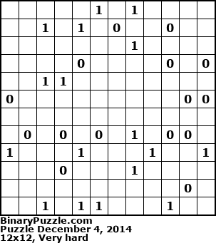Binary Puzzle