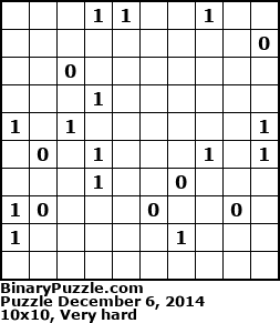 Binary Puzzle