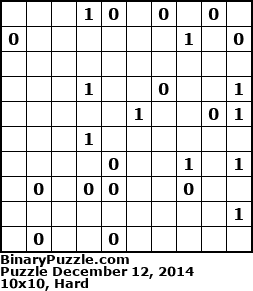 Binary Puzzle