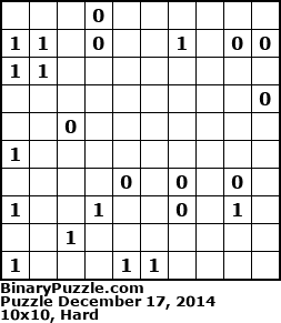 Binary Puzzle