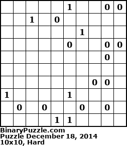 Binary Puzzle