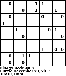 Binary Puzzle