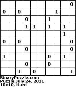 Binary Puzzle