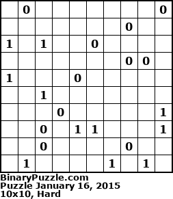 Binary Puzzle