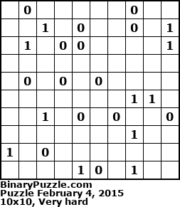 Binary Puzzle