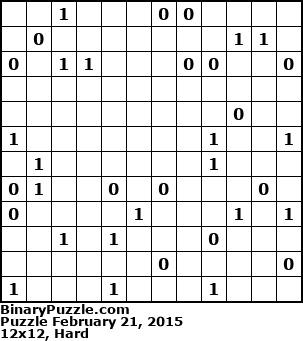Binary Puzzle