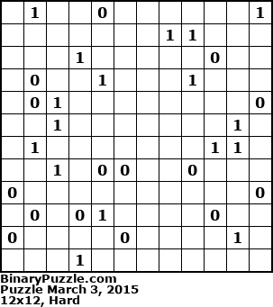 Binary Puzzle
