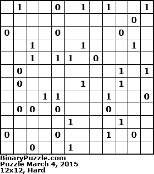 Binary Puzzle