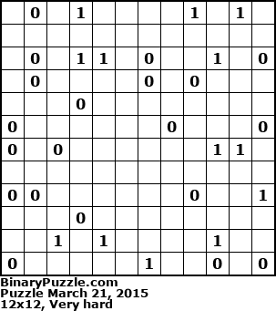 Binary Puzzle