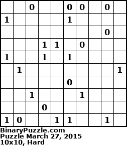 Binary Puzzle