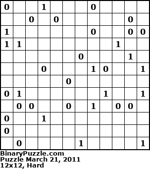 Binary Puzzle