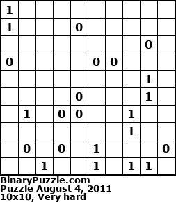 Binary Puzzle