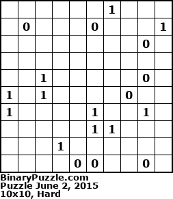 Binary Puzzle