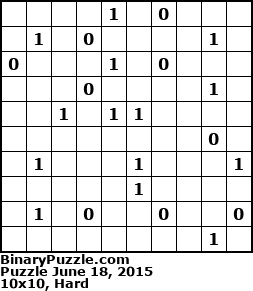 Binary Puzzle