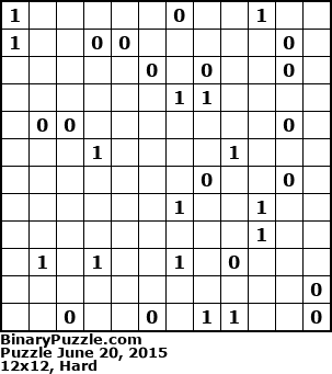 Binary Puzzle