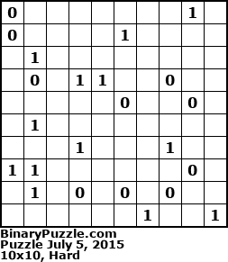Binary Puzzle