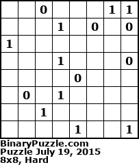 Binary Puzzle