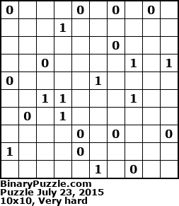 Binary Puzzle
