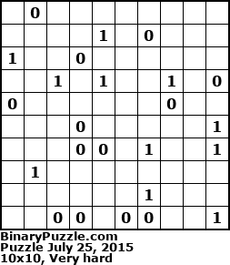 Binary Puzzle