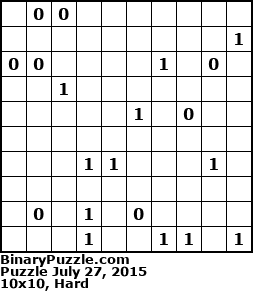 Binary Puzzle